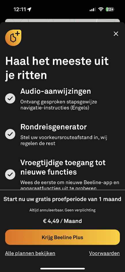 Extras Beeline Velo 2 